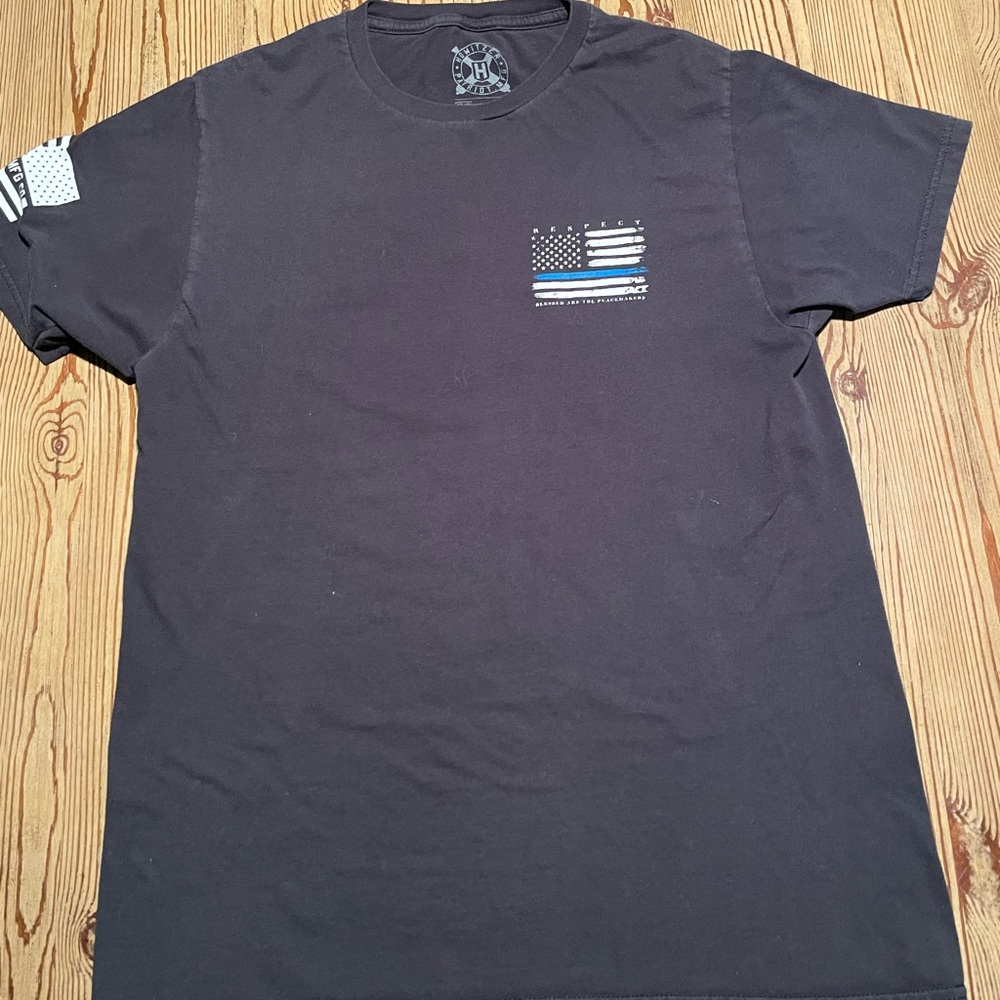 Mens Howitzer Black Short Sleeve Tee, GUC